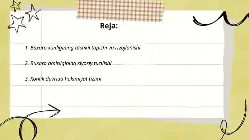 Buxoro xonligi va amirligining ijtimoiy-siyosiy tuzumi va huquqiy tizimi 2