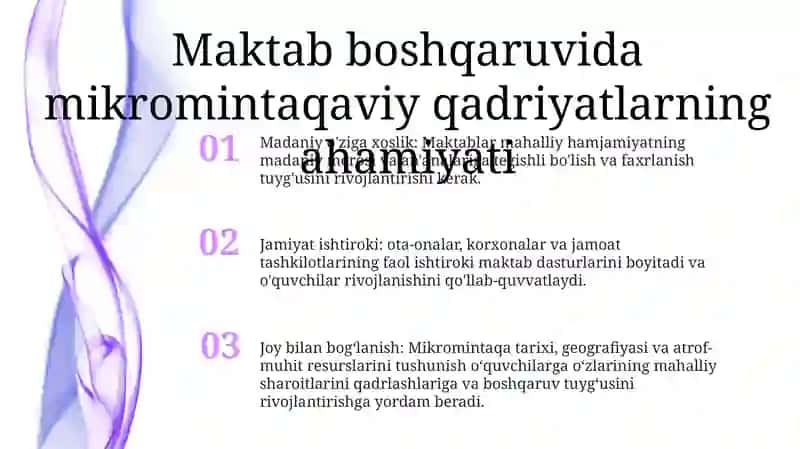 Maktabni Boshqarishda Mikrohududga Xos Qadriyatlarni Inobatga Olish 2