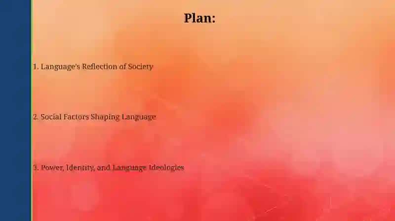 Language and society 2