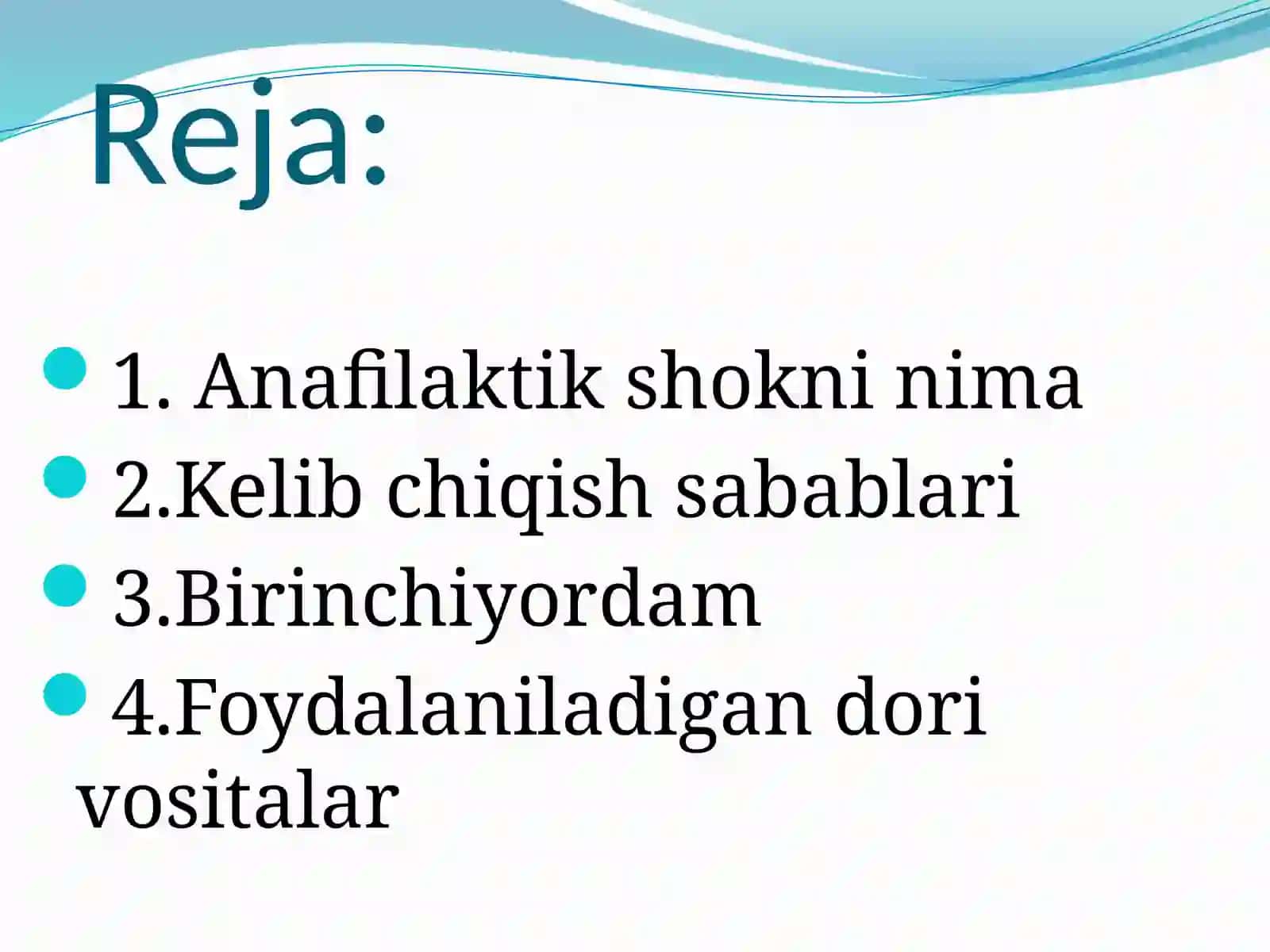 Anafilaktik shok 2