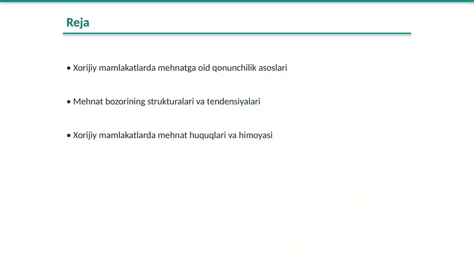Xorijiy mamlakatlarda mehnatga oid munosabatlar 2