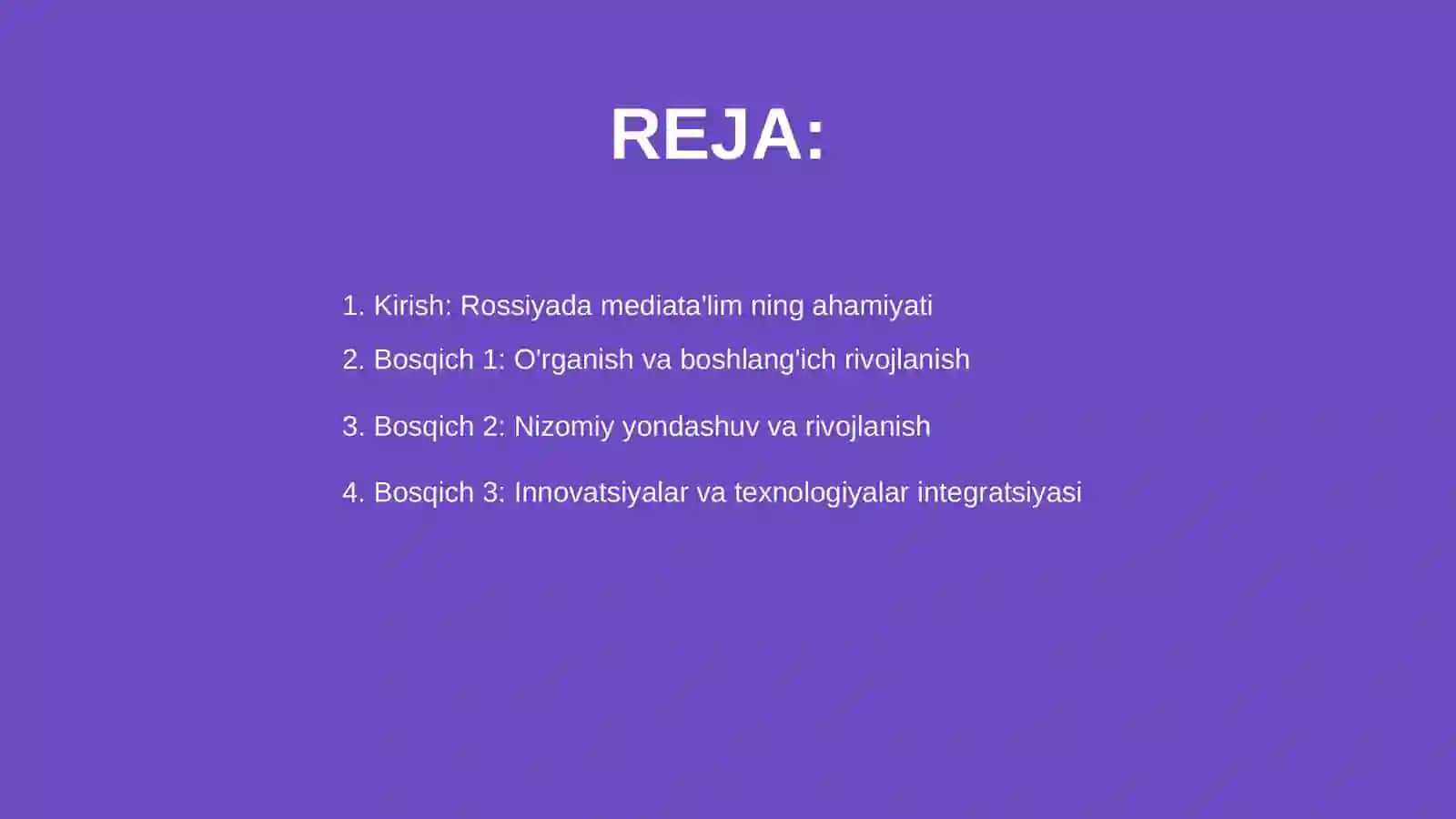 Rossiyada mediata'lim rivojlanishi bosqichlari 2