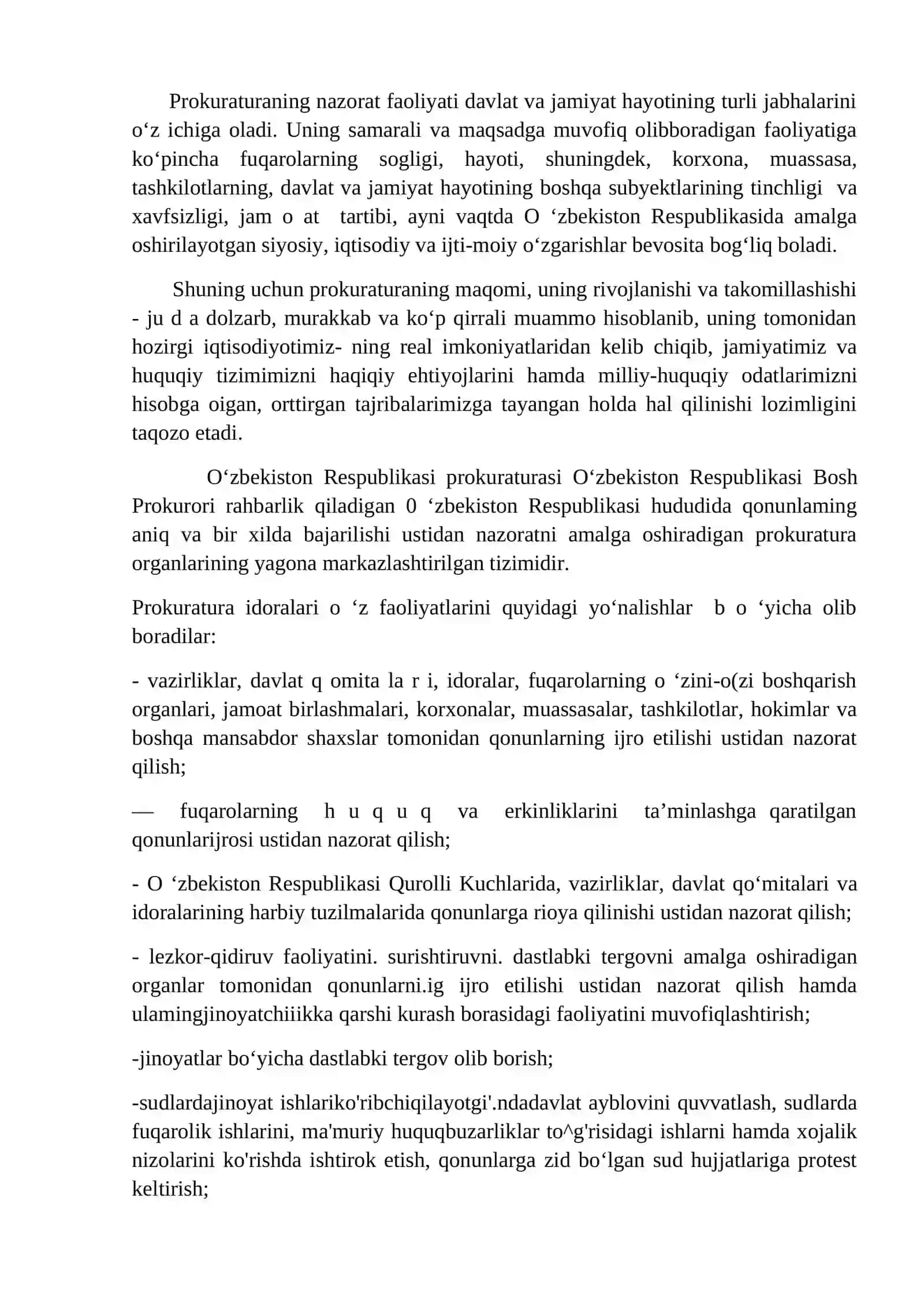 Prokuratura organlarida ish yuritish va hujjatlar ijrosini nazorat qilish 2