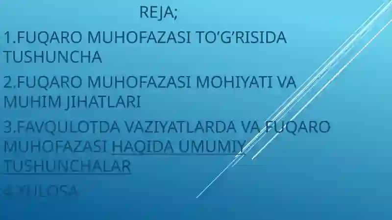 Fuqaro muhofazasi haqida. 2