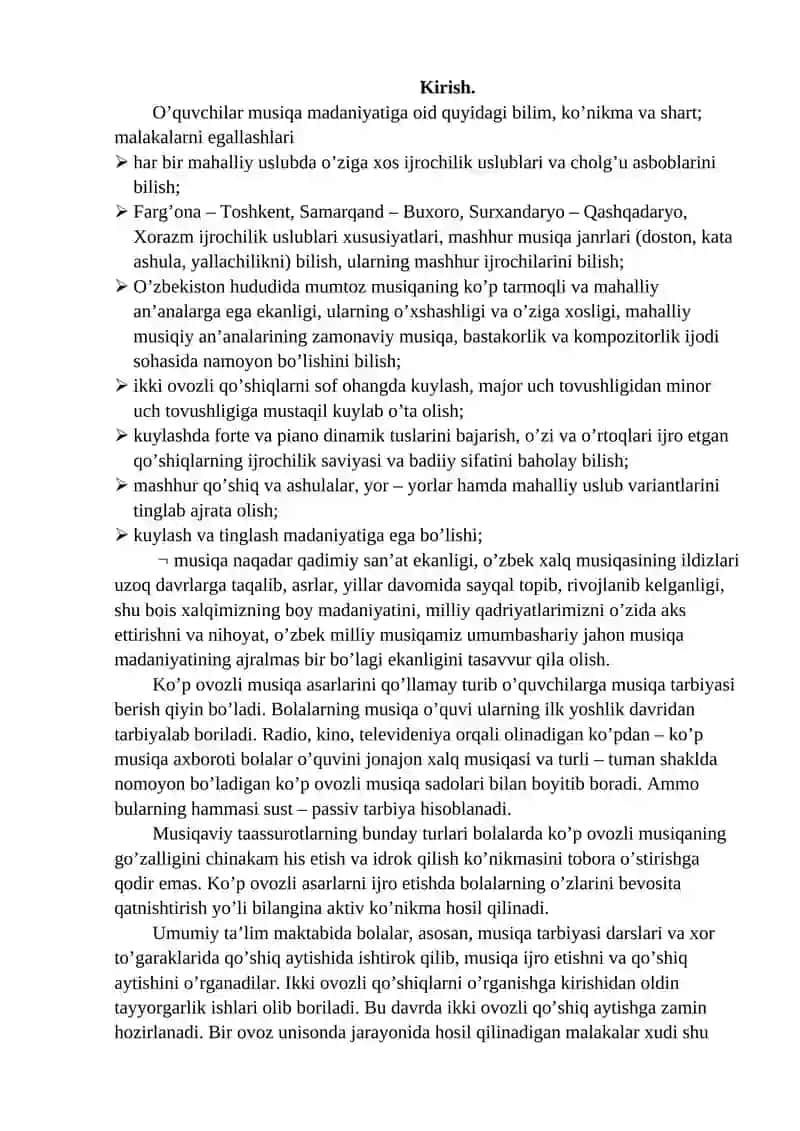 Bir ovozli va ikki ovozli 2