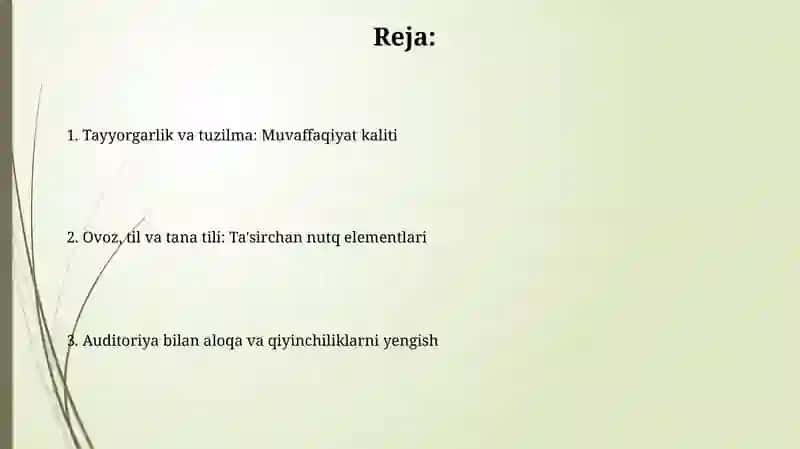 Tayyorgarlik va Tuzilma: Mu موفقلیyyat Kaliti 2