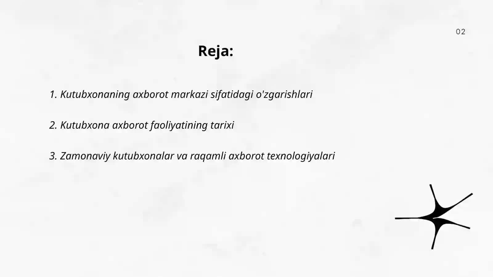 Kutubxona axborot faoliyati tizim sifatida rivojlanish 2