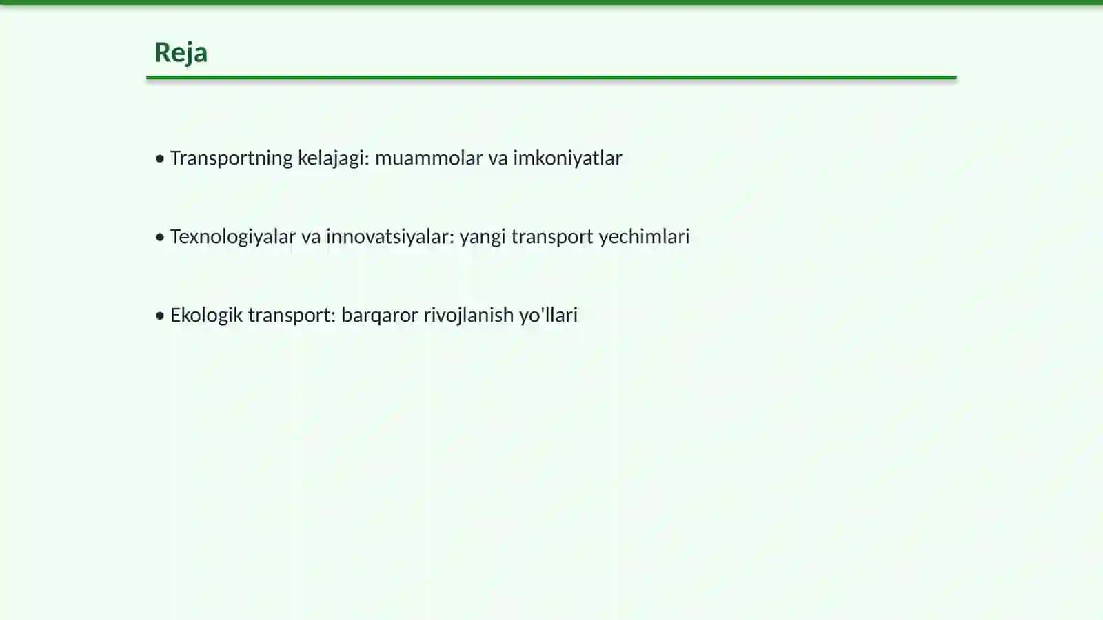 Kelajak transporti: fantastik g'oyalar yoki real imkoniyat? 2