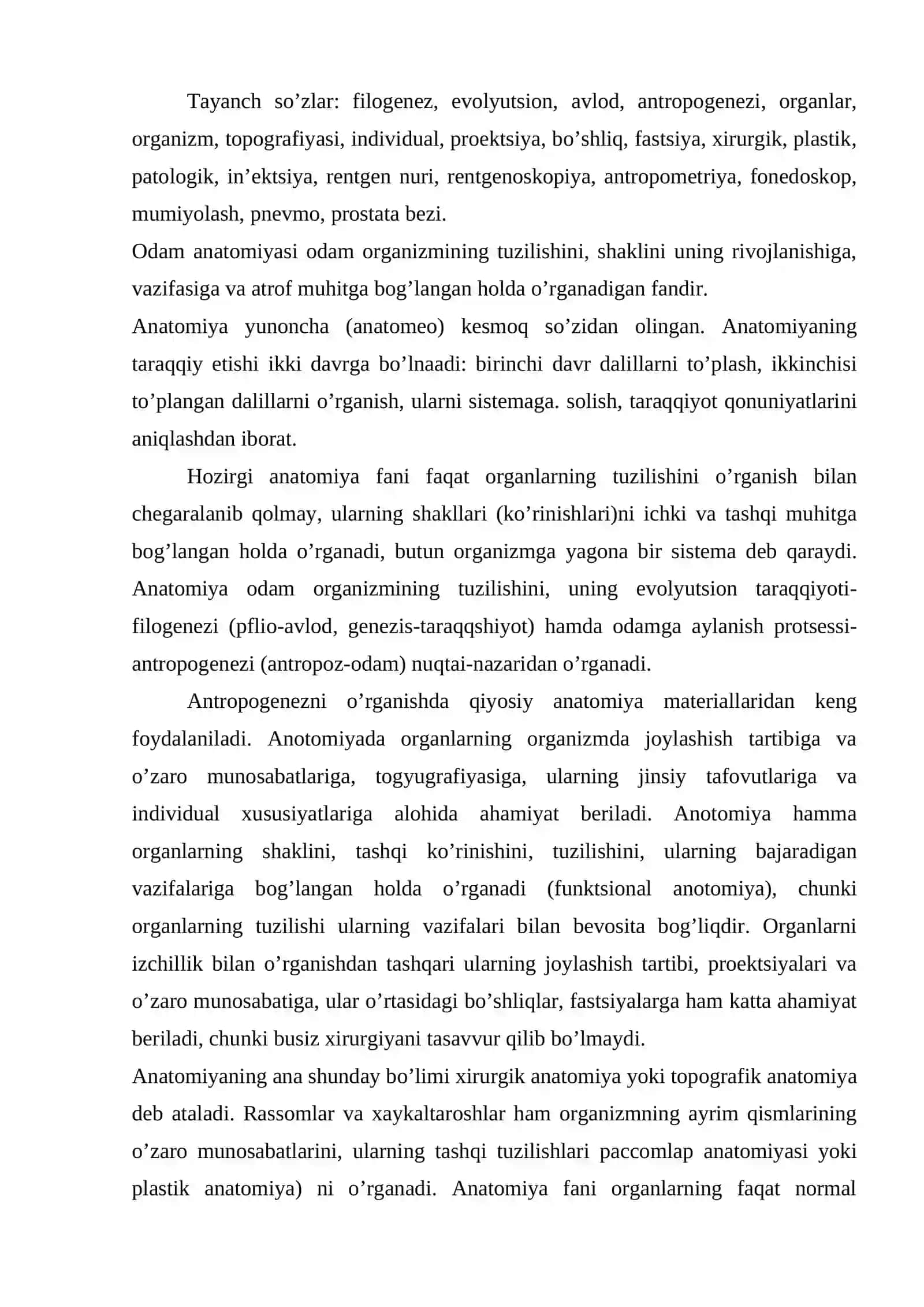 Odam va uning salomatligi fani 2