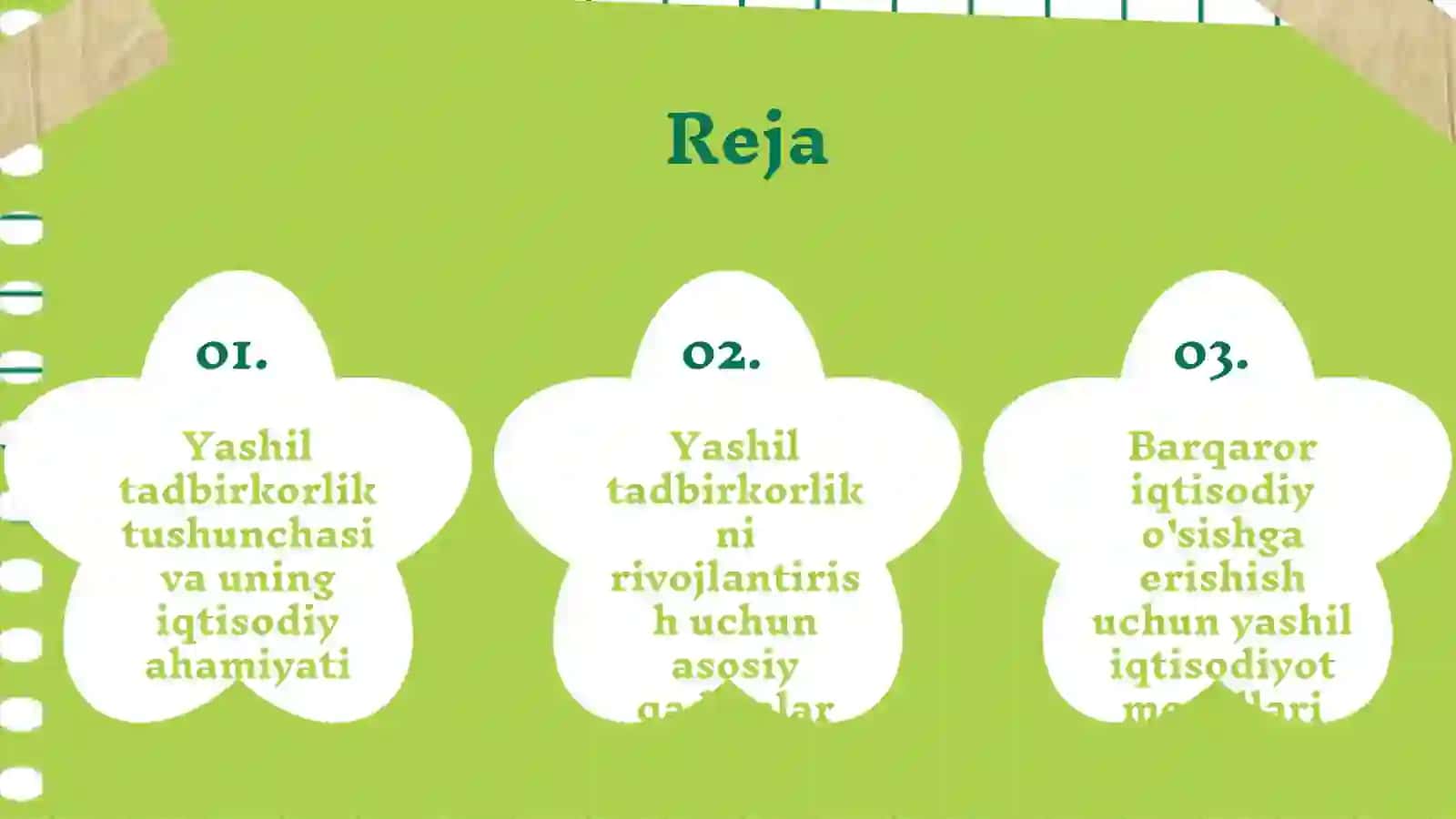 Yashil tadbirkorlik asosida barqaror iqtisodiy o'sishga erishish yo'llari 2
