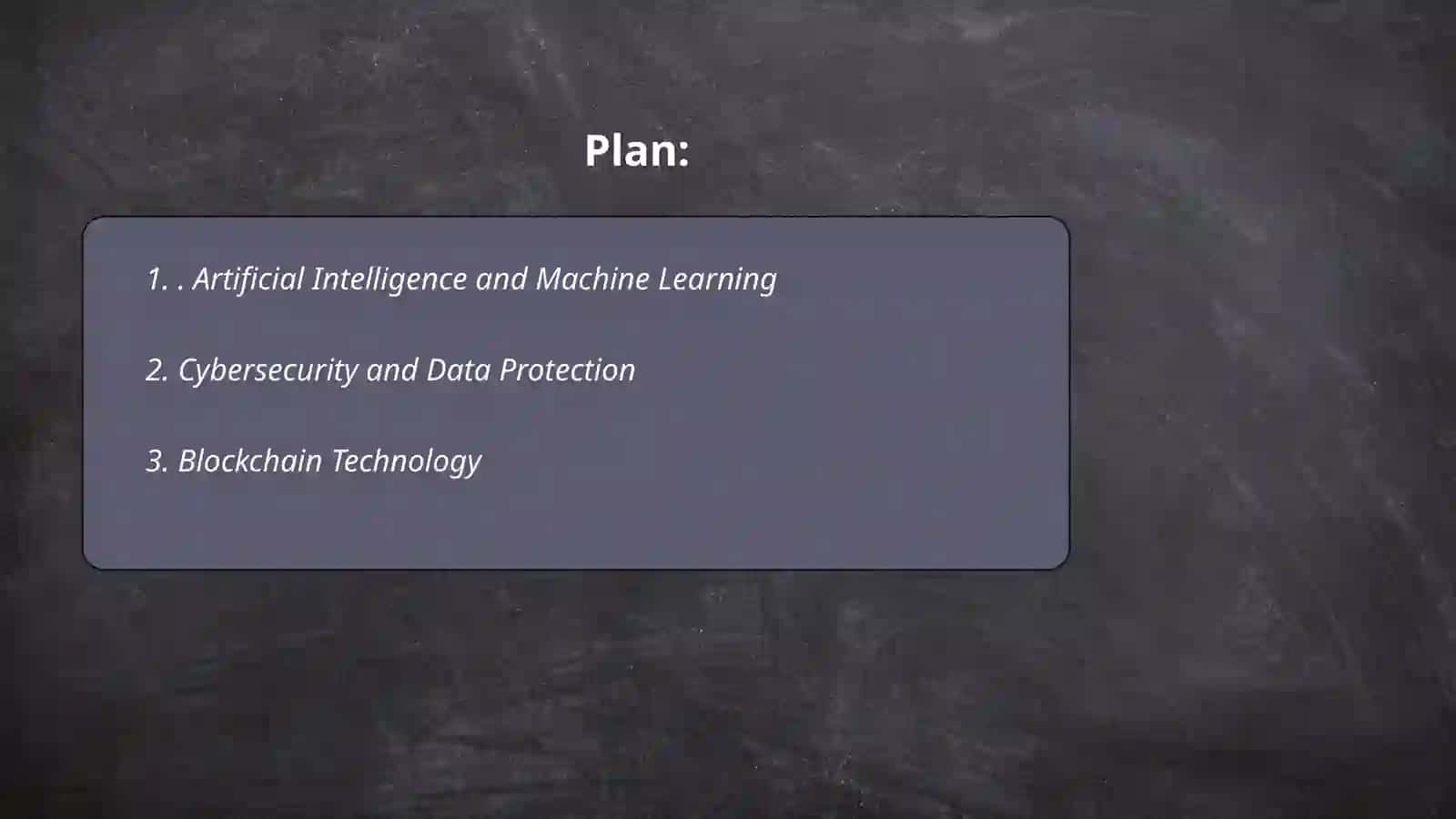 Artificial Intelligence and Machine Learning 2