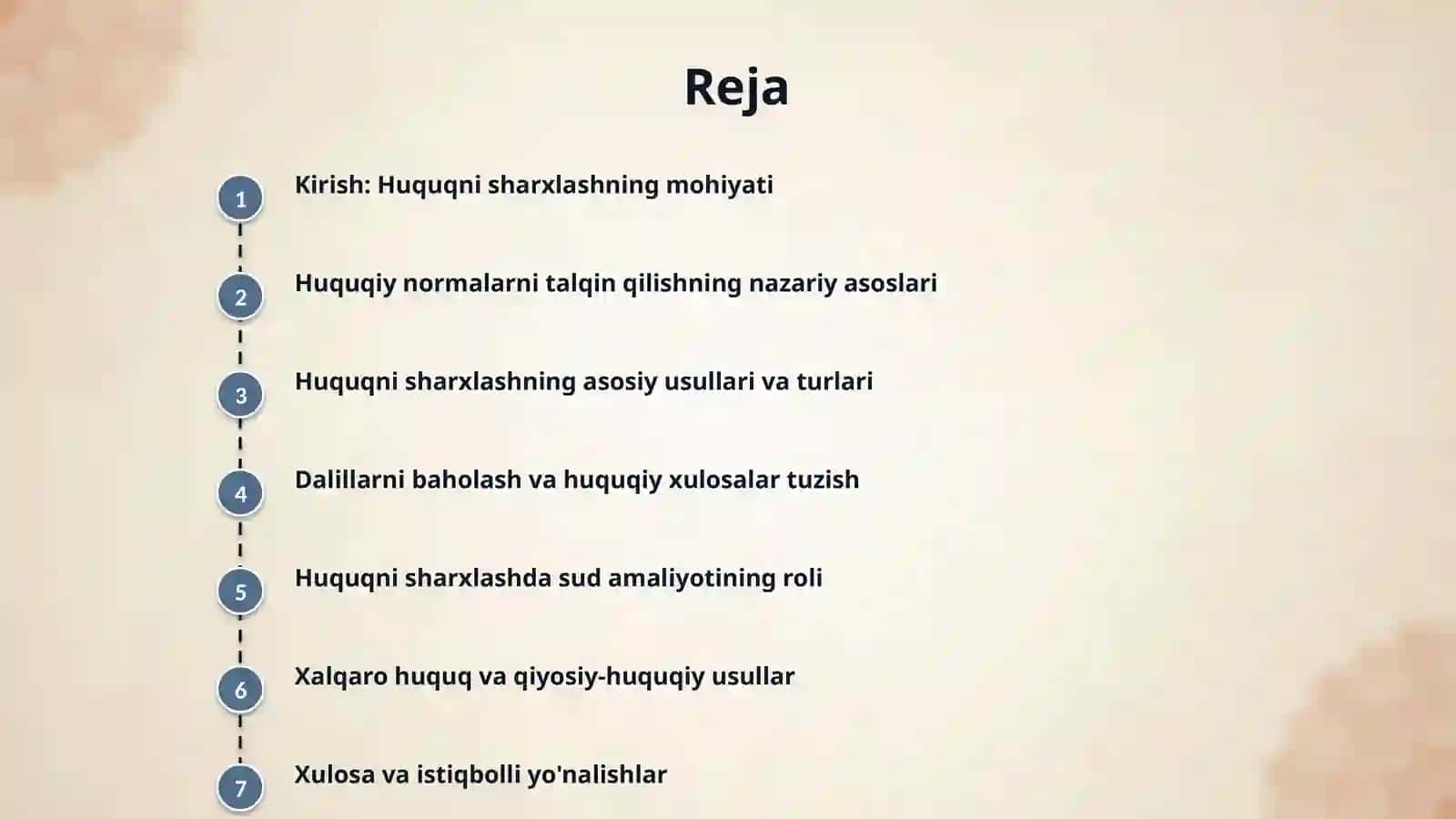 Huquqni sharxlash tushunchasi va usullari 2