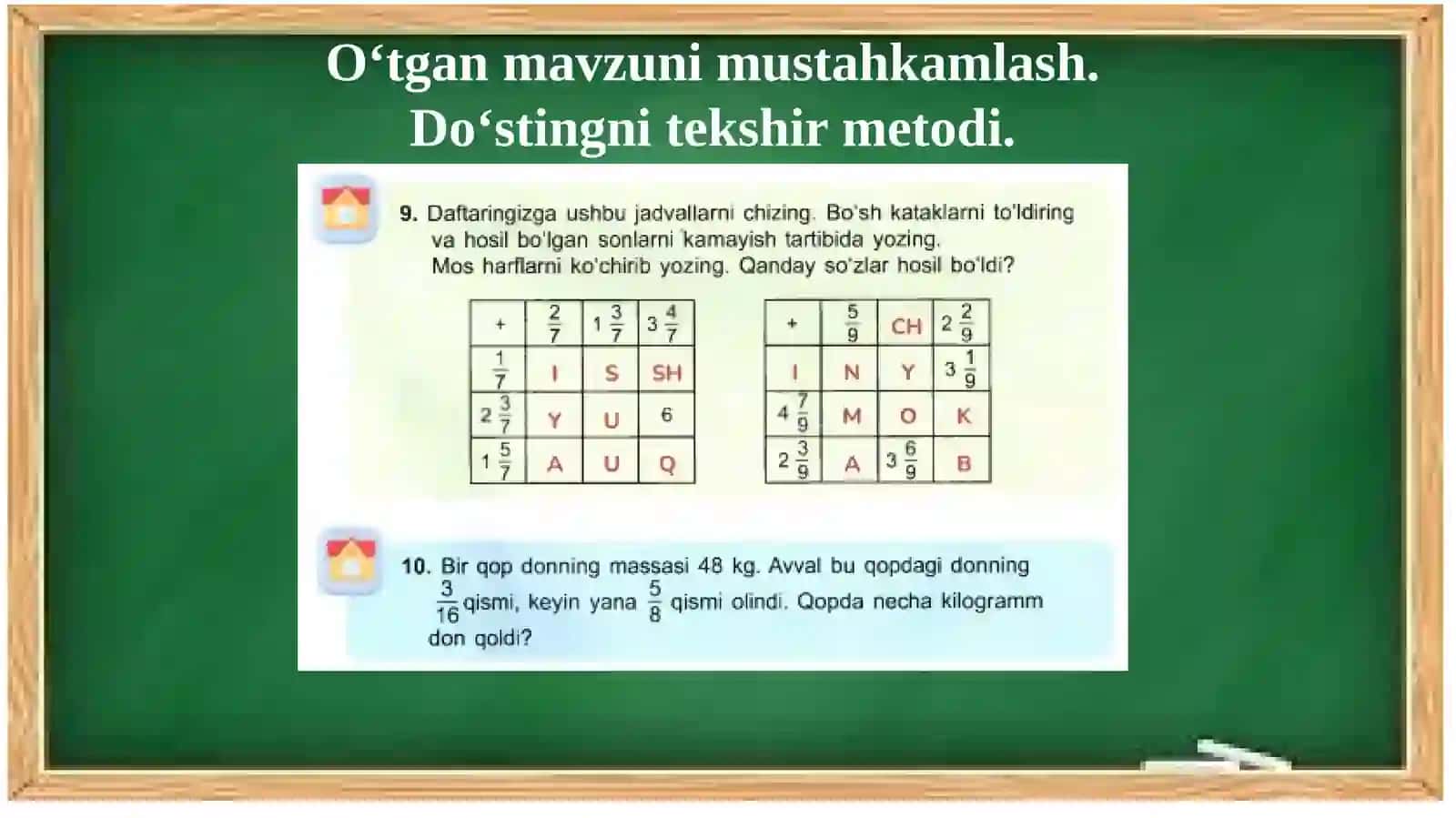 4-sinf Matematika 2
