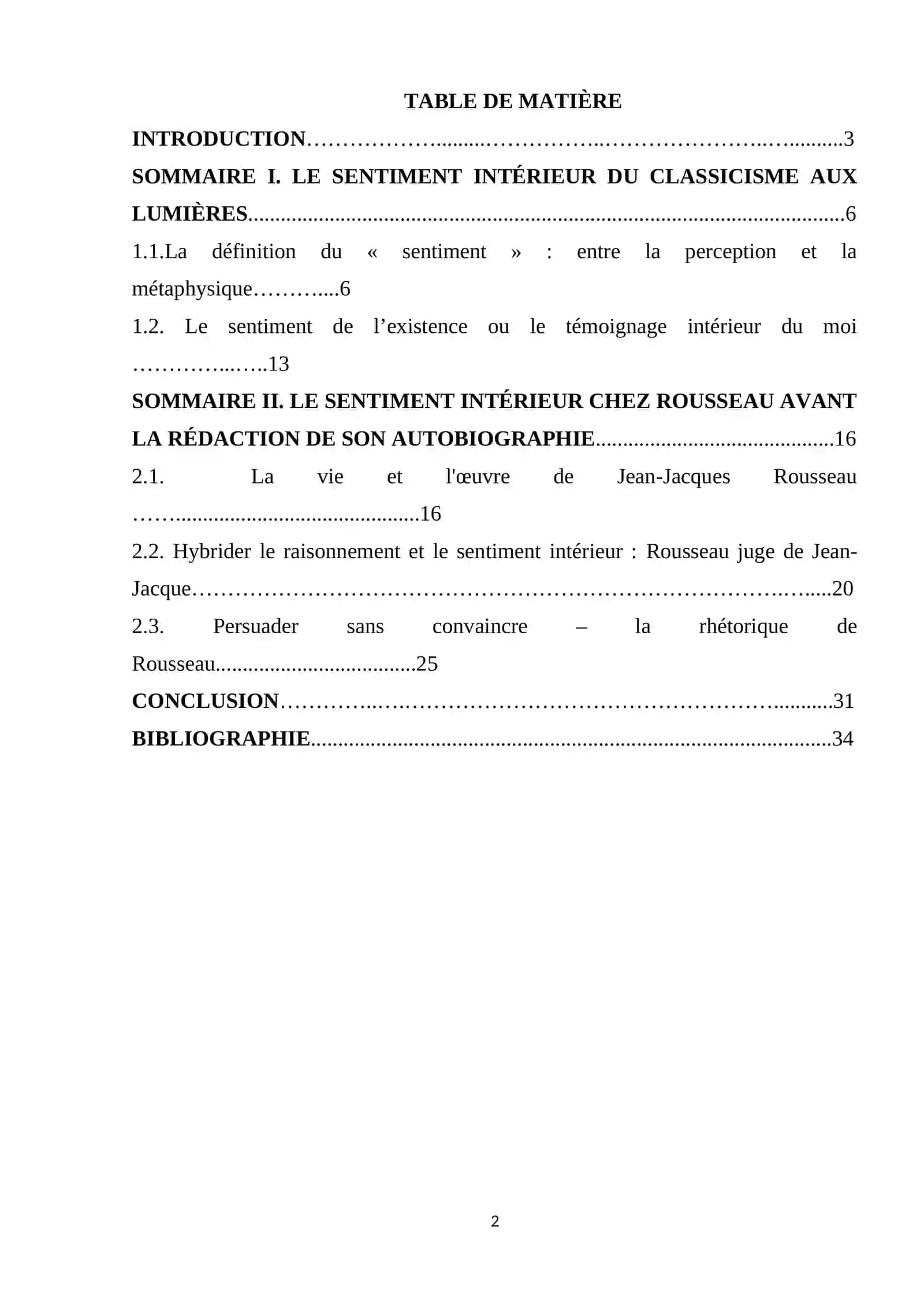 TRAVAIL DE FIN D’ANNÉE 2