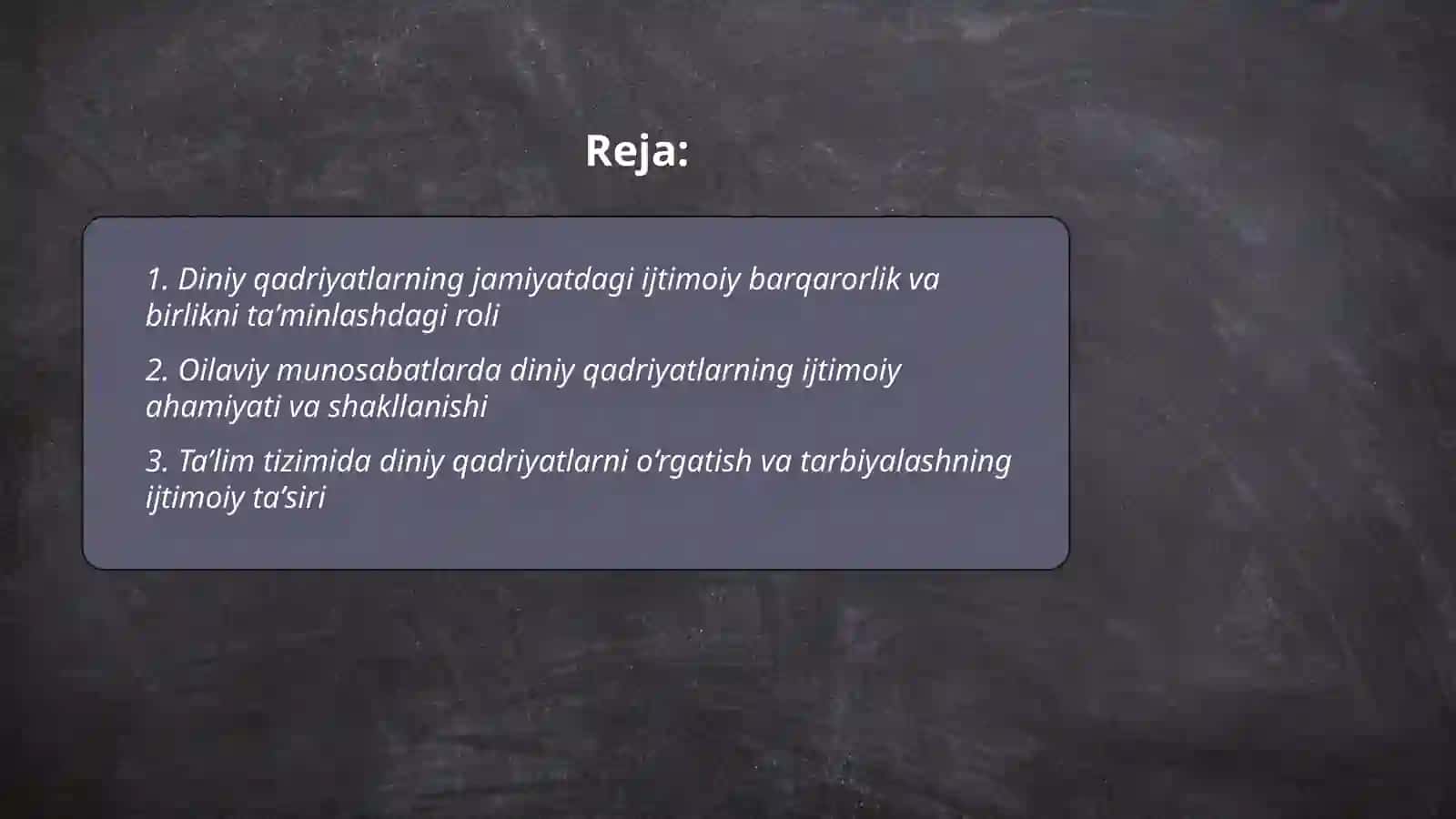 Diniy qadriyatlarning ijtimoiy ahamiyati va rivojlanishi 2