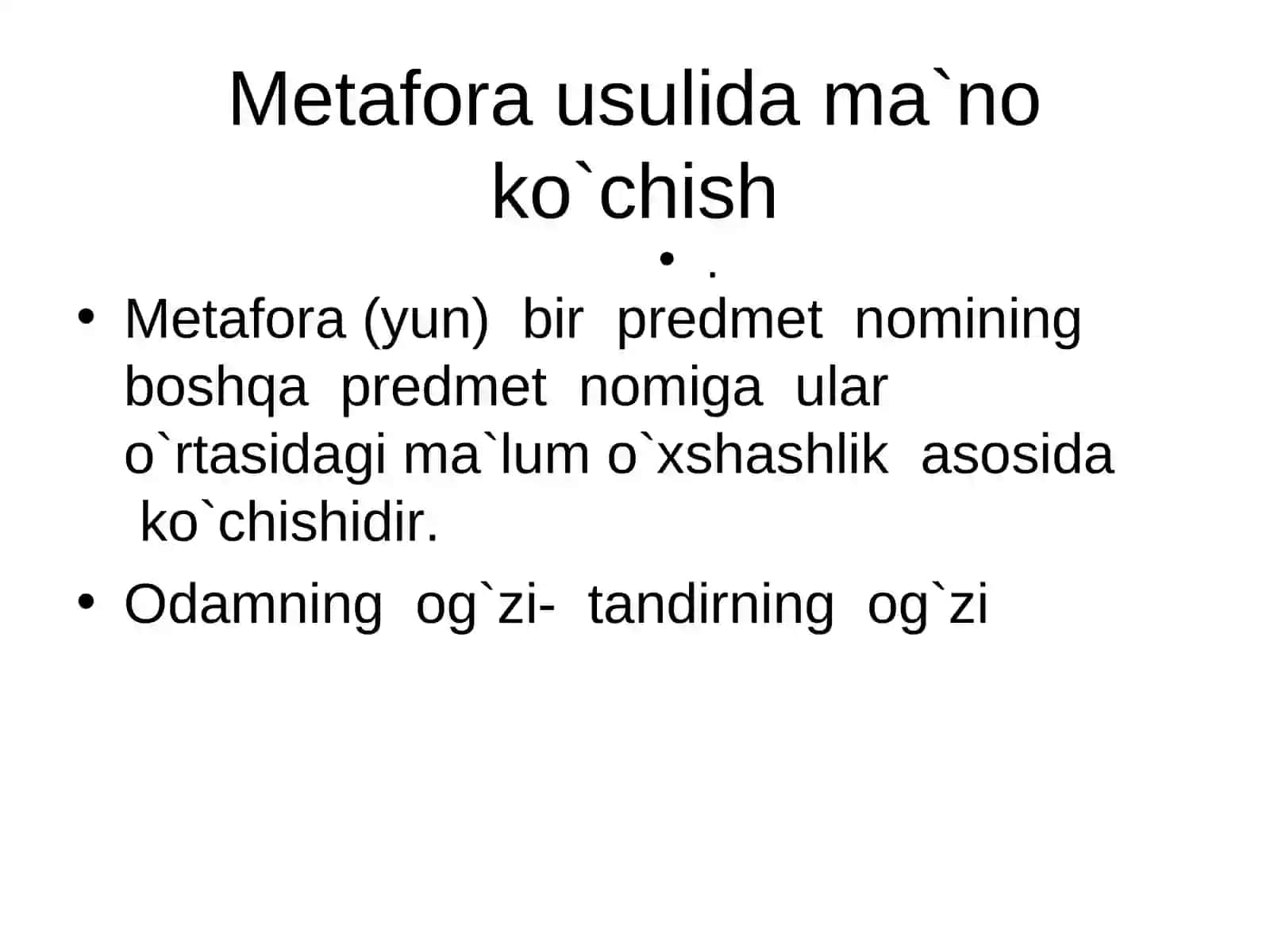 Ma`no ko`chish usullari 2