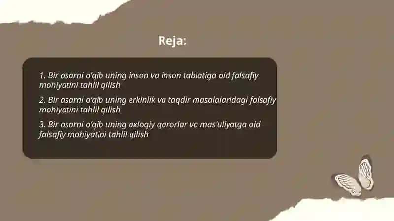 Falsafiy mohiyatini tahlil qilish 2