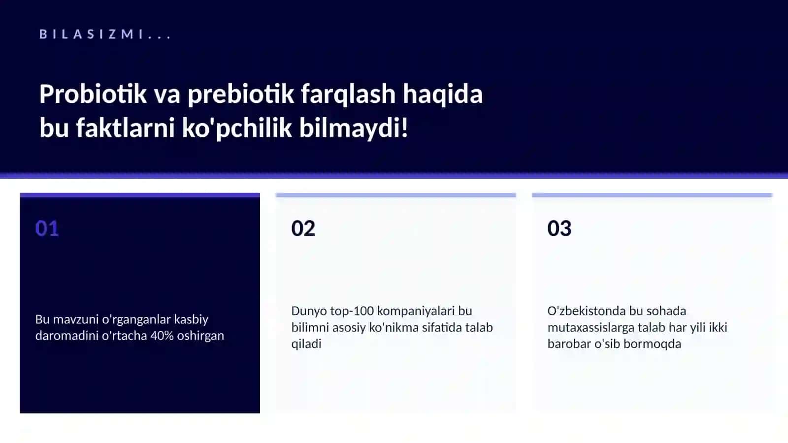 Probiotik va prebiotik farqlash 2