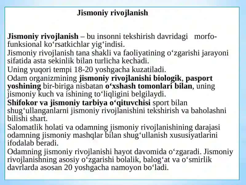 Sport tibbiyotiva reabilitatsiya fanlari 2