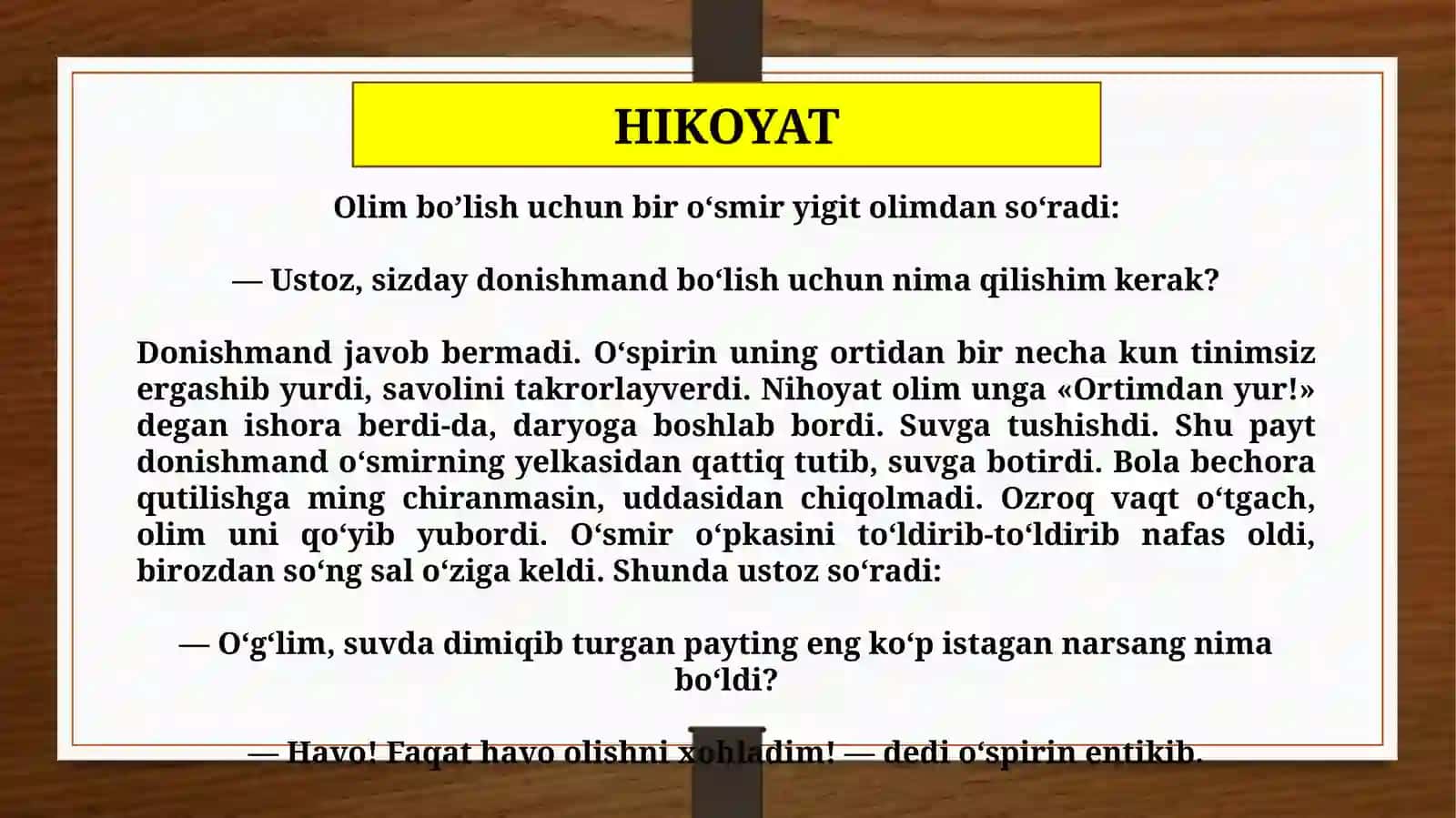 Pedagogik texnologiyafanidantayyorlagan taqdimoti 2