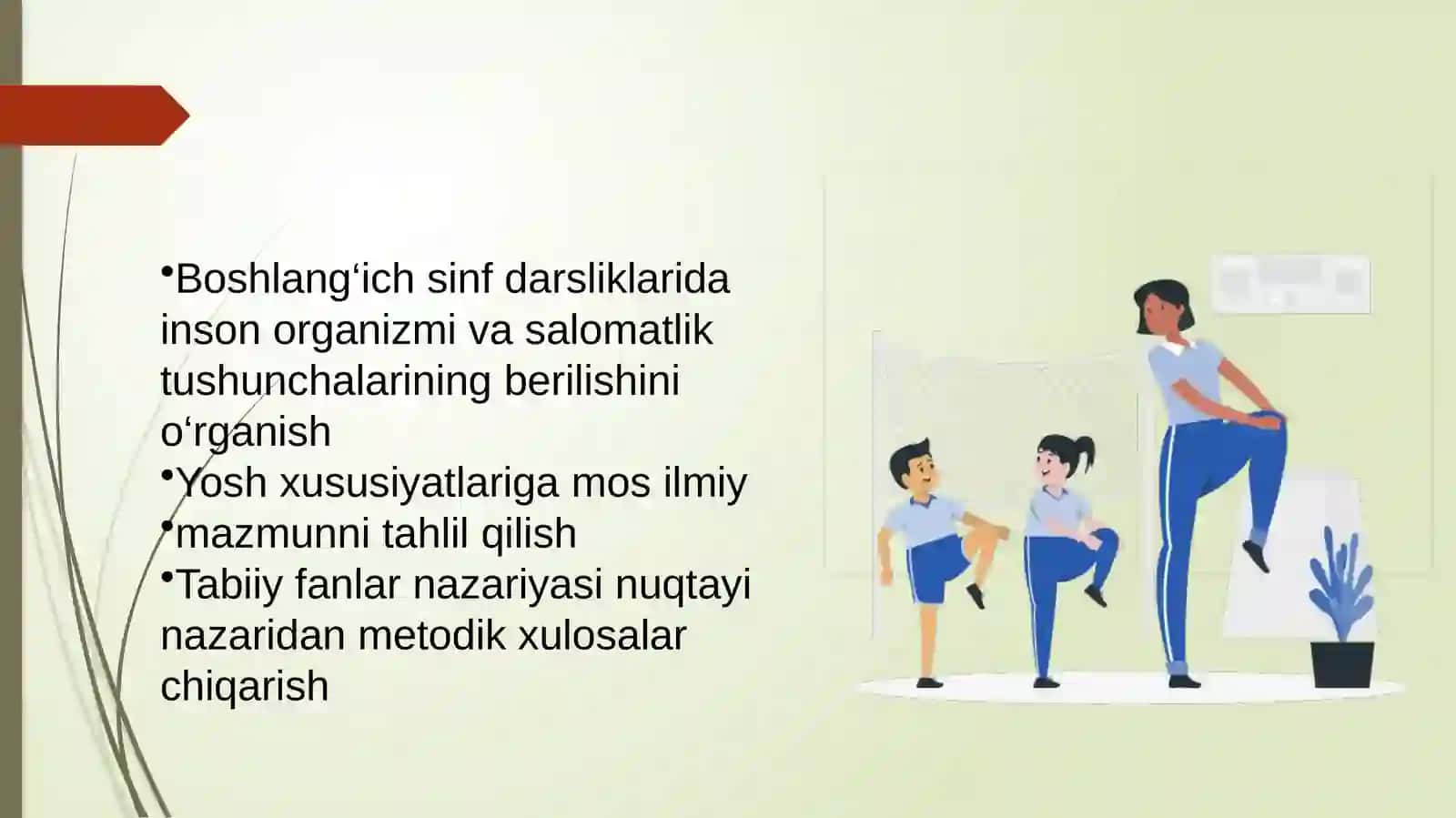Odam va uning salomatligi. 1-2-3-4 sinf “Tabiiy fanlar” darsliklari bilan tanishish va tahlil qilish 2