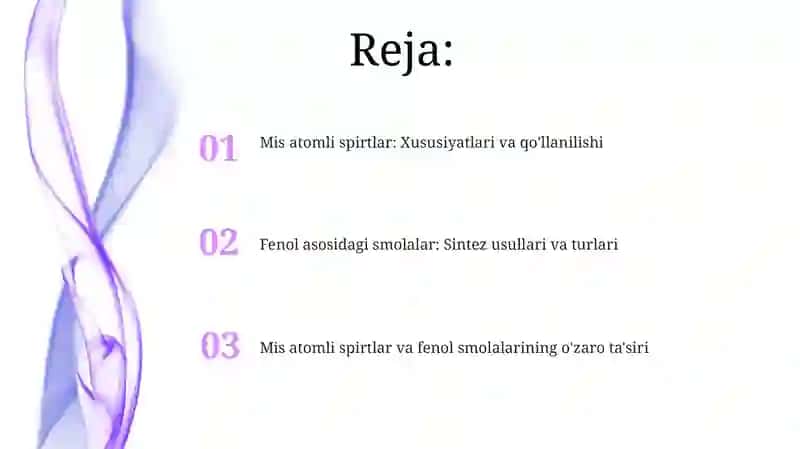 Mis atomli spirtlar: Xususiyatlari va qo'llanilishi 2