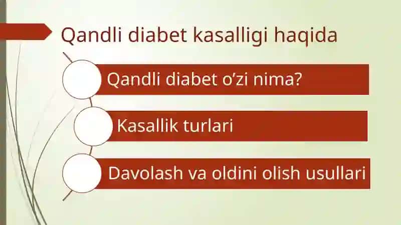 Qandli diabet kasalligi 2