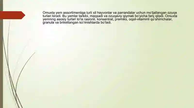 Omuxta yem assortimenti 2
