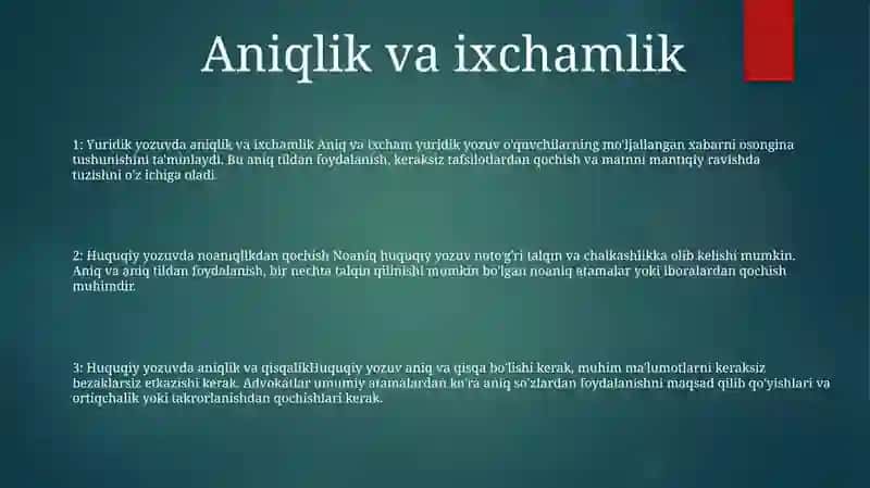 Sud Qarorlarining Yozuv Uslubi 2