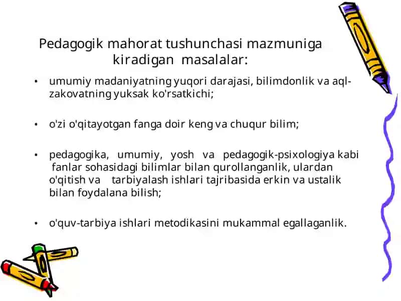Pedagogik mahorat haqida tushuncha 2