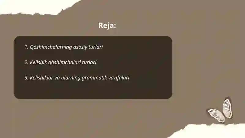 Kelishik qòshimchalari va ularning uslubiyati 2