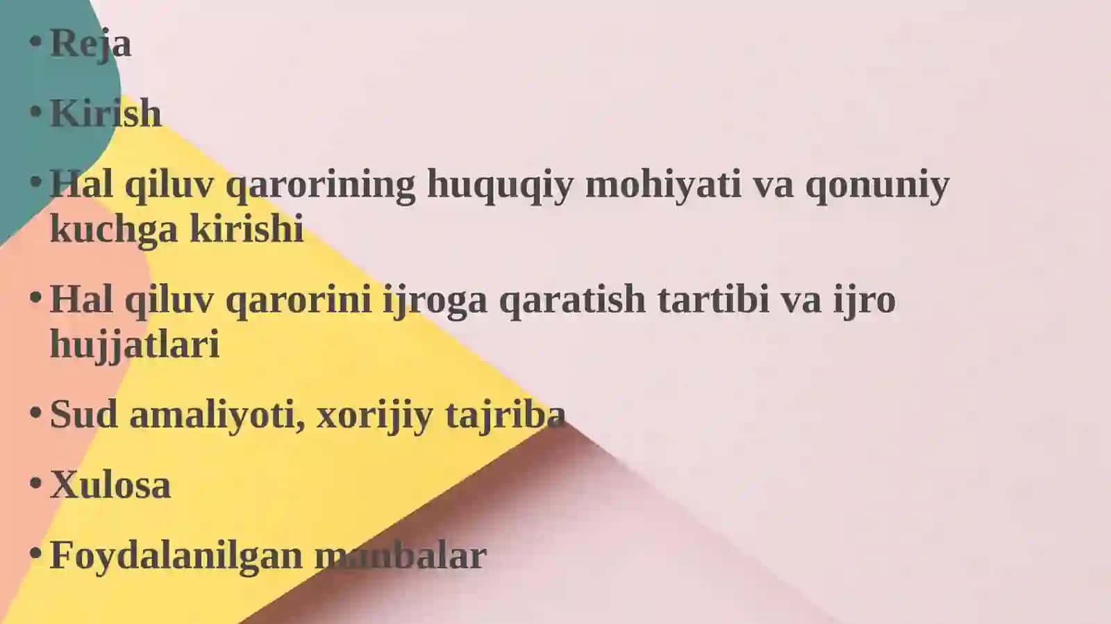 Hal qiluv qarorining qonuniy kuchga kirishi va uni ijroga qaratish tartibi 2