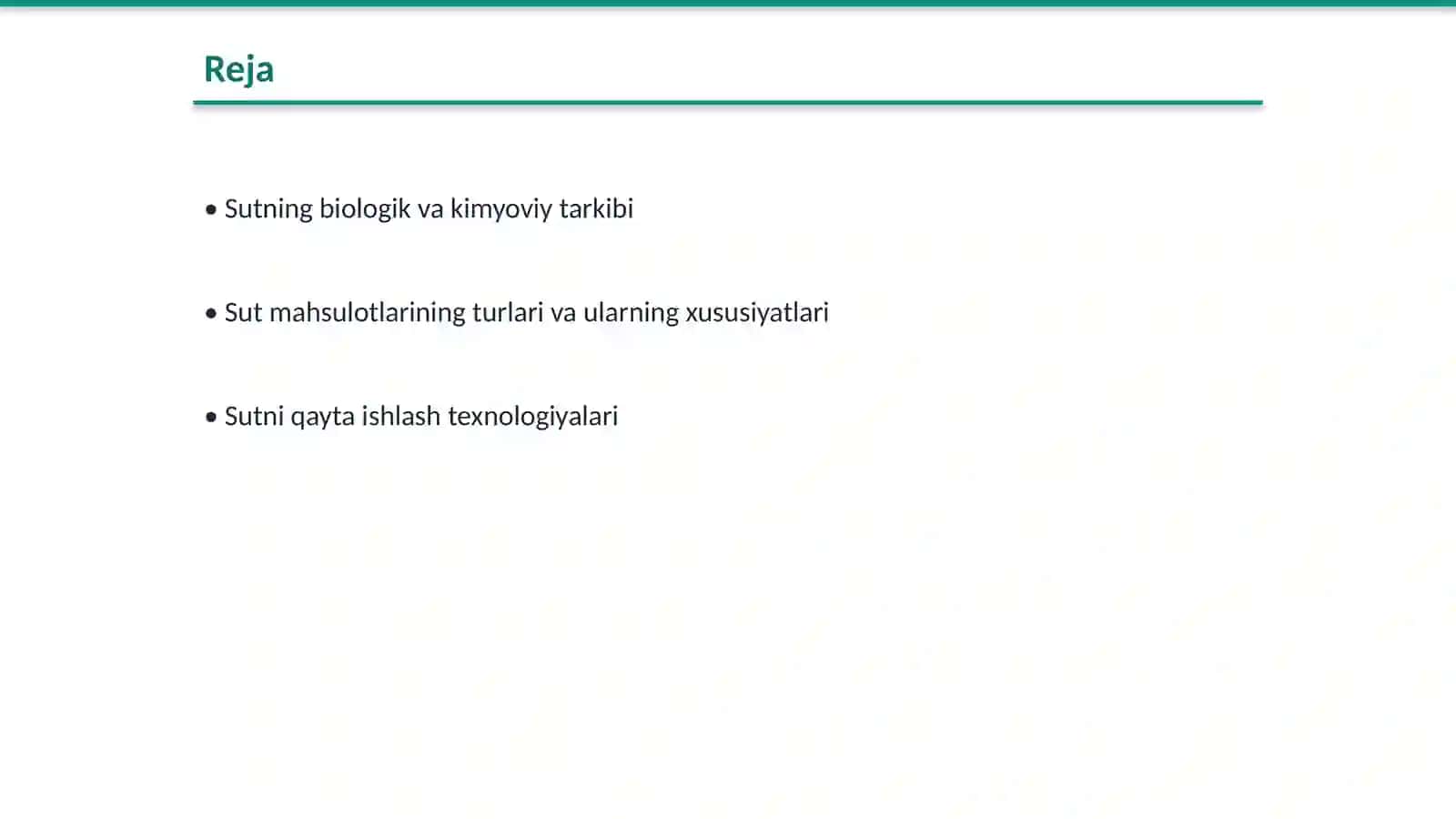 Sut va sut mahsulotlari,tuxum mekrabiologiyasi 2