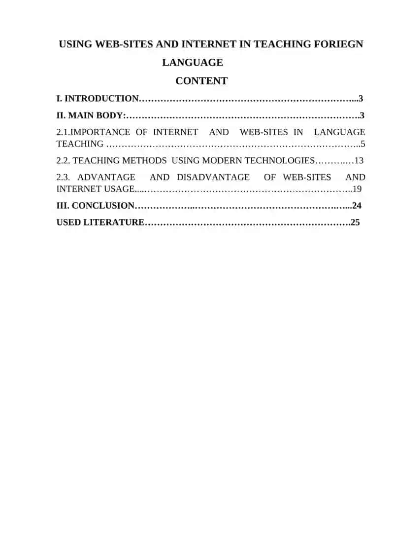 USING WEB-SITES AND INTERNET IN TEACHING FORIEGN LANGUAGE 2