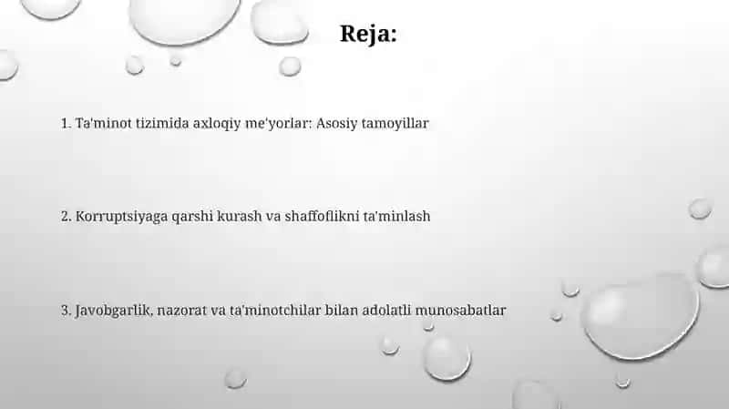 Xarid tizimida etika qoidalari 2