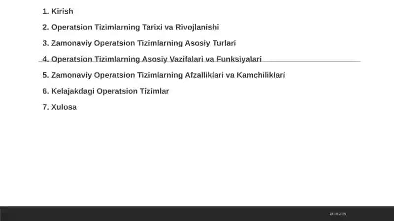 Zamonaviy Operatsion Tizimlar 2