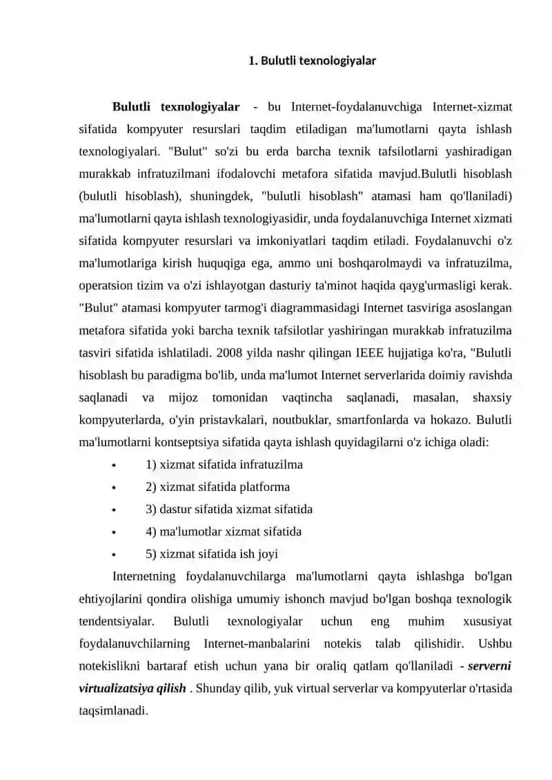 Iqtisodiyotda bulutli texnologiyalari va axamiyati 2