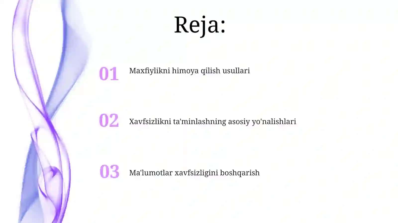 Maxfiy ma'lumotlarni himoyalash usullari 2