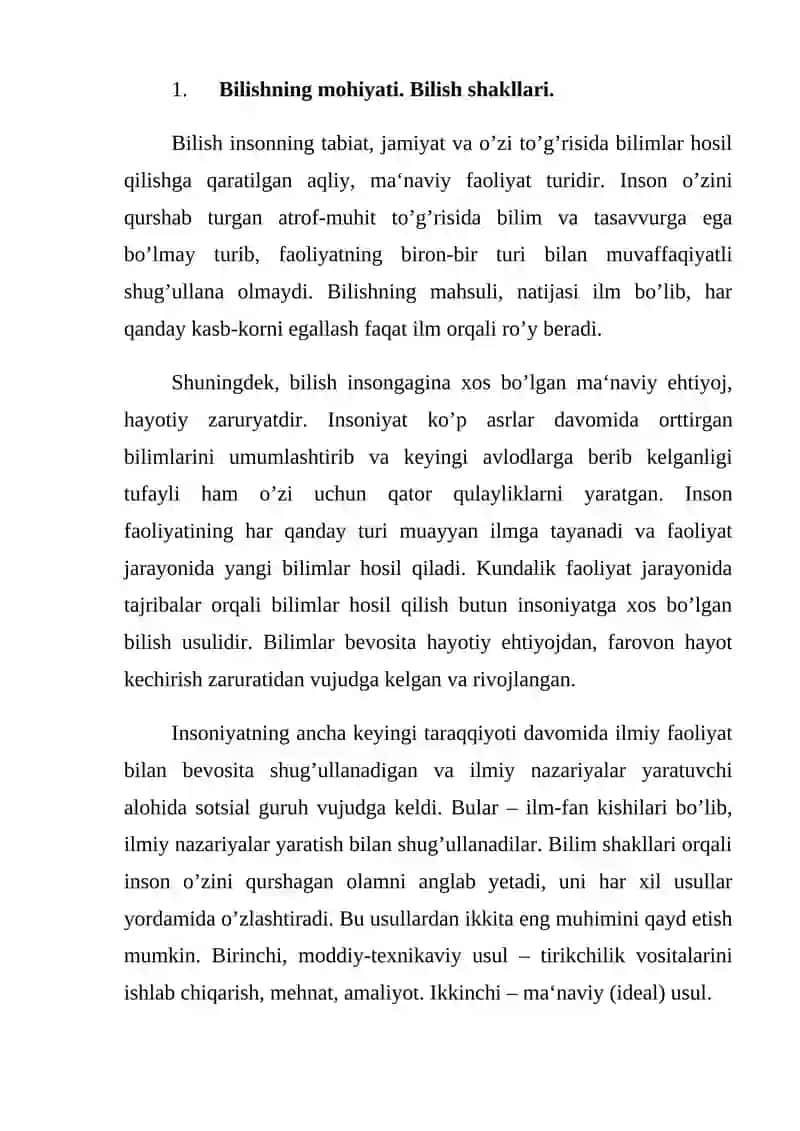 Tilshunoslik fanining boshqa fanlar tizimidagi o’rni haqida 2
