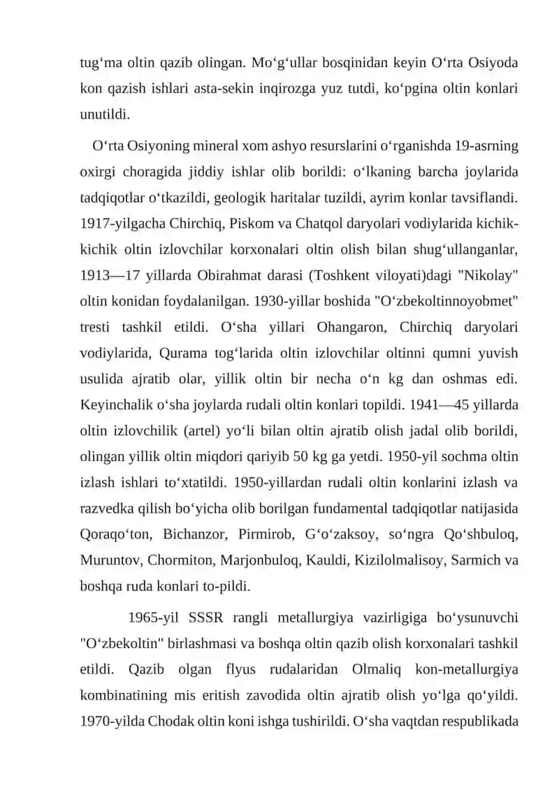 Oltin sanoati 2
