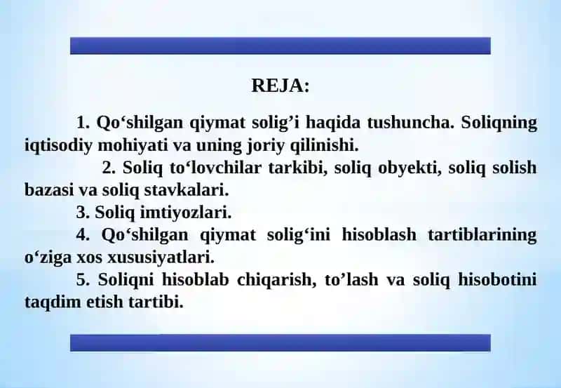 Qo‘shilgan qiymat solig‘i 2