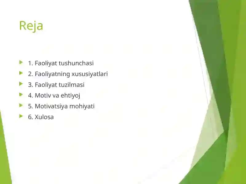 Faoliyatvauning tuzilmasi 2