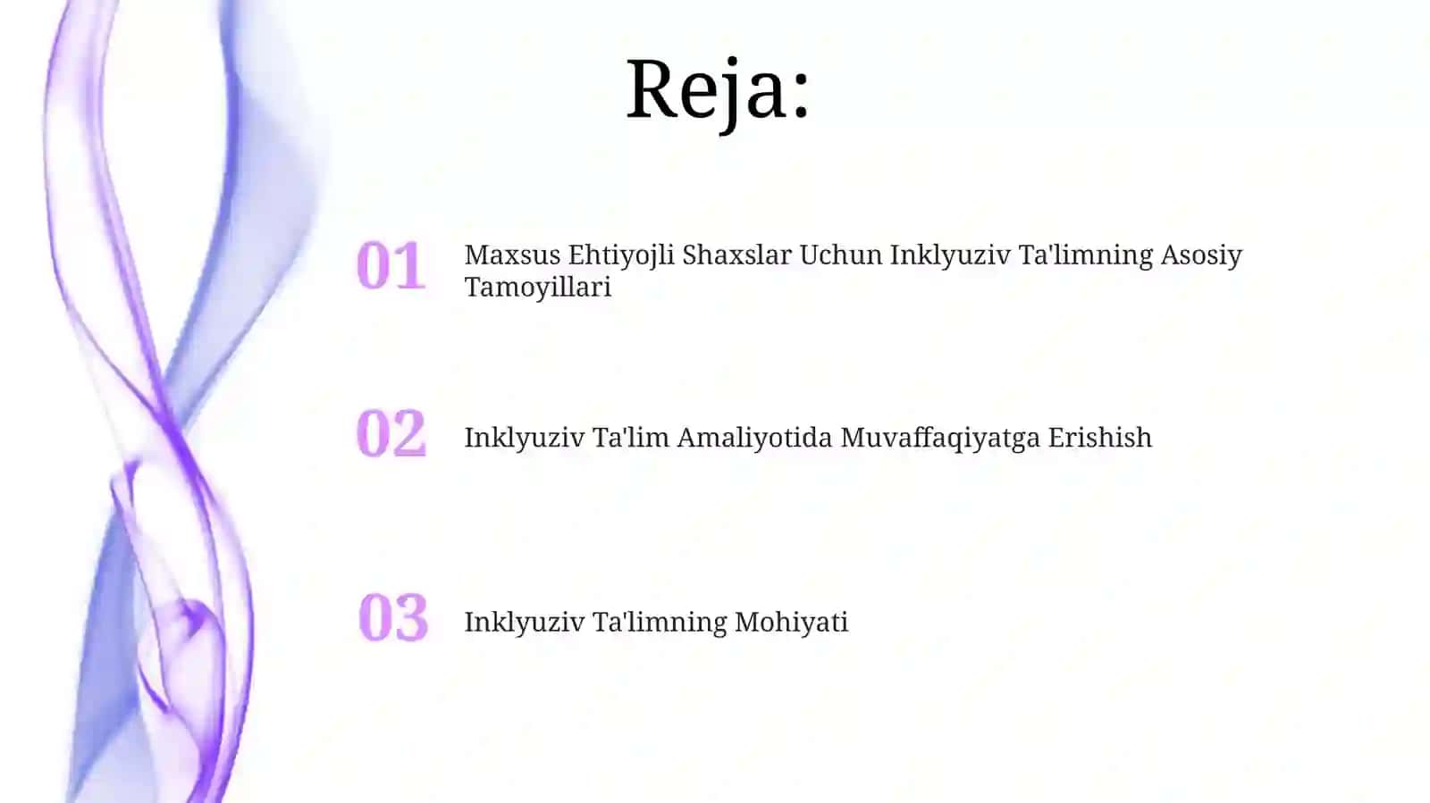 Maxsus Ehtiyojli Shaxslar Uchun Inklyuziv Ta'limning Asosiy Tamoyillari 2