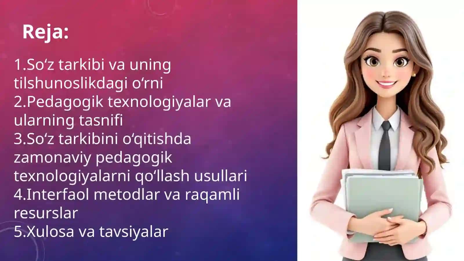 So‘z tarkibini pedagogik texnologiyalarni o‘rganishda qo‘llash 2