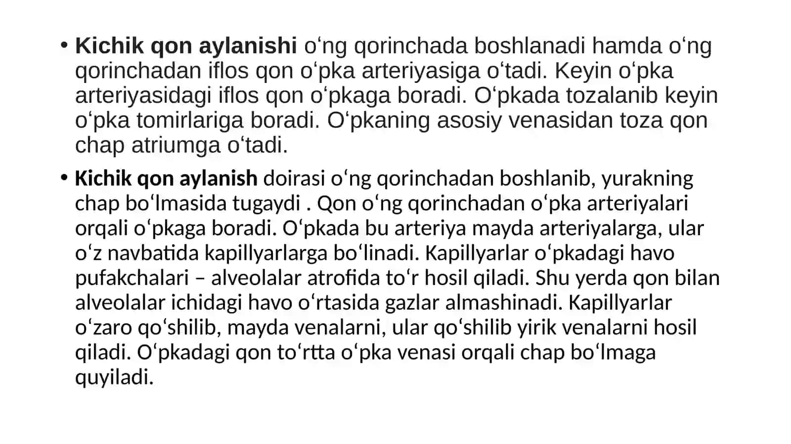 Yurak va qon tomir izimi 2