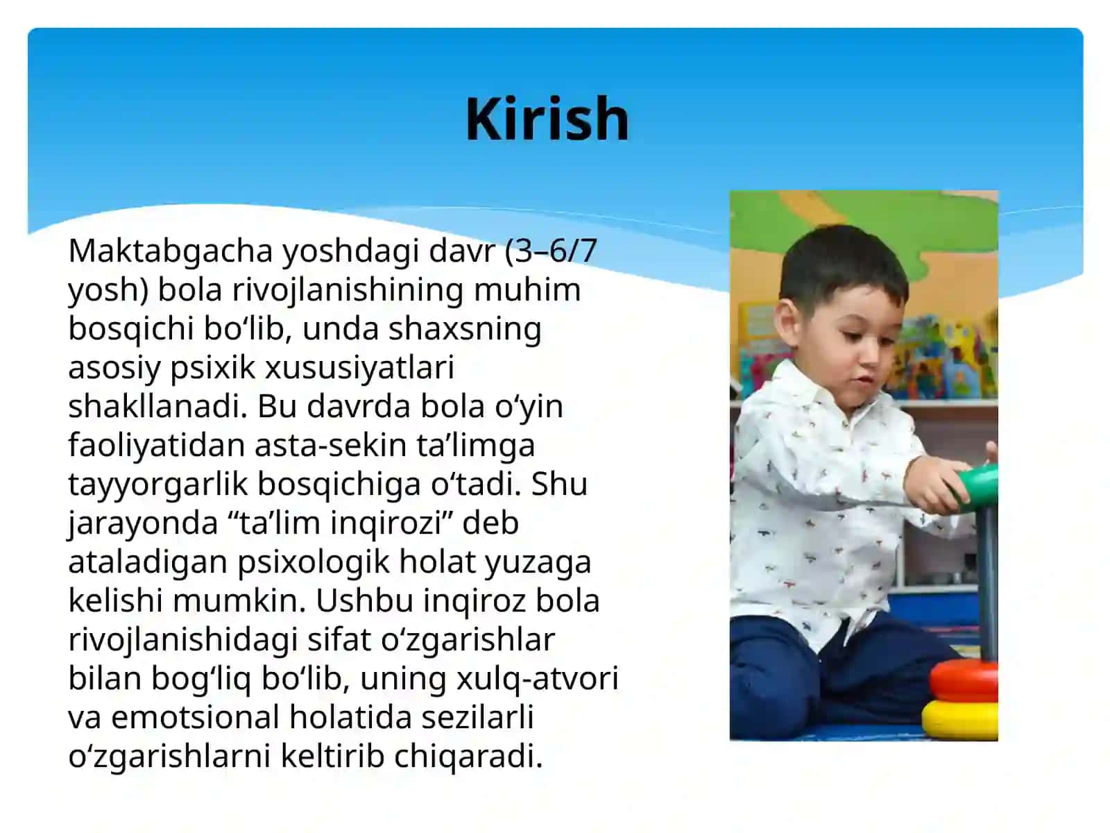 Maktabgacha yoshdagi talim inqirozi 2
