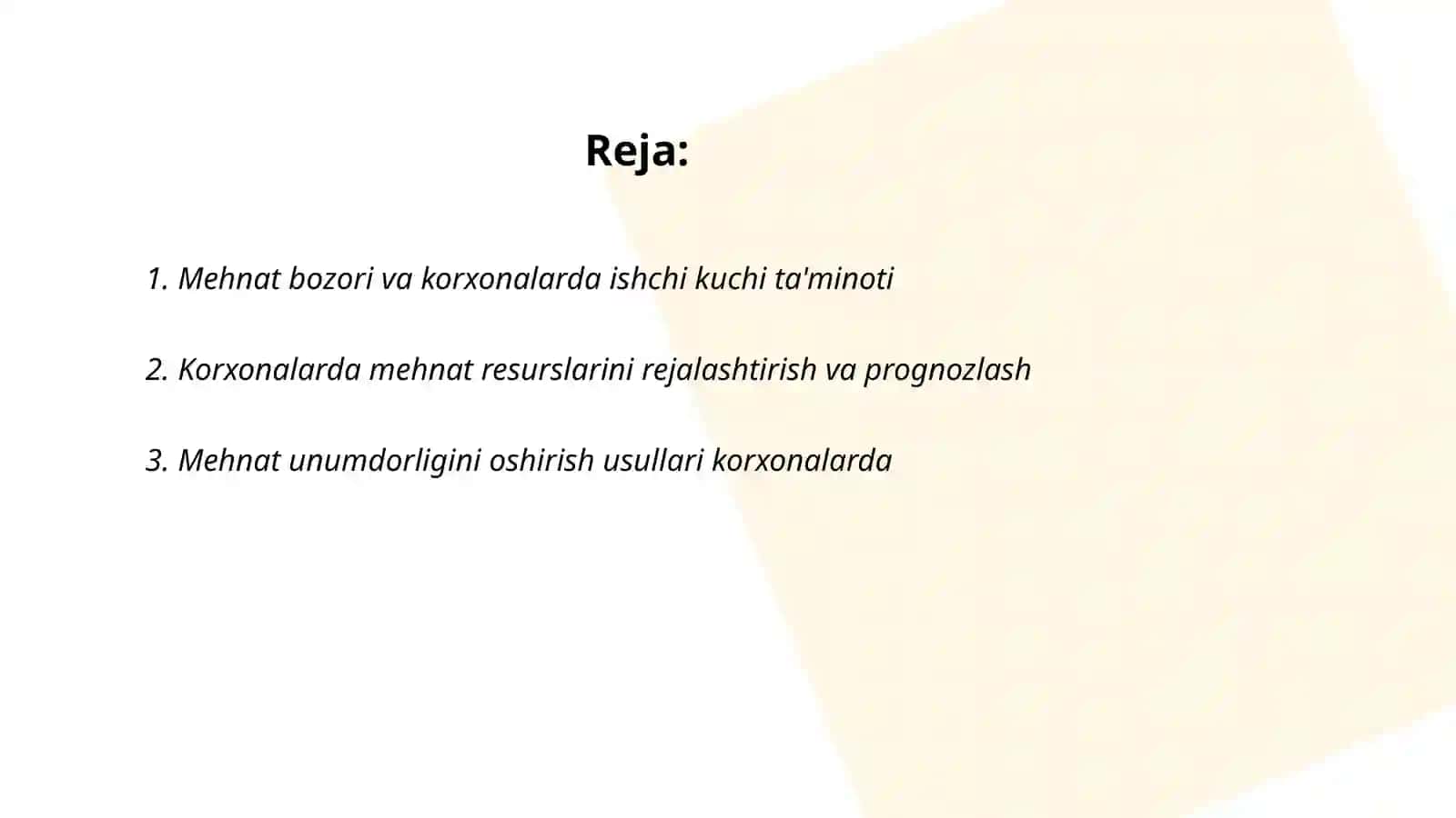 Menat bozori va korxonalarda ishchi kuchi ta'minoti 2