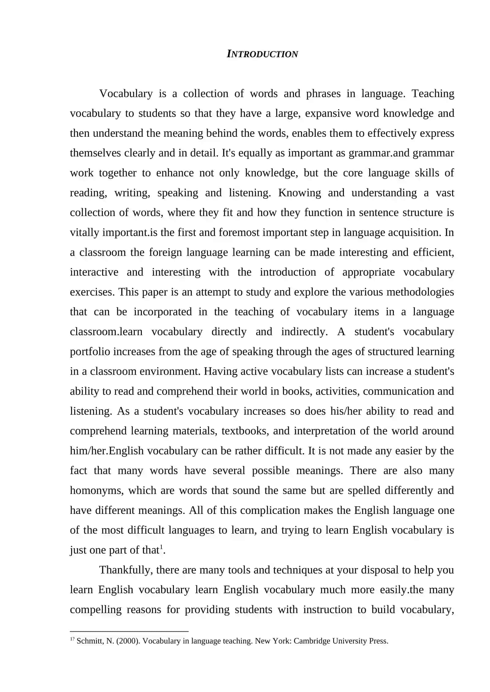TEACHING VOCABULARY IN LANGUAGE LEARNING 2