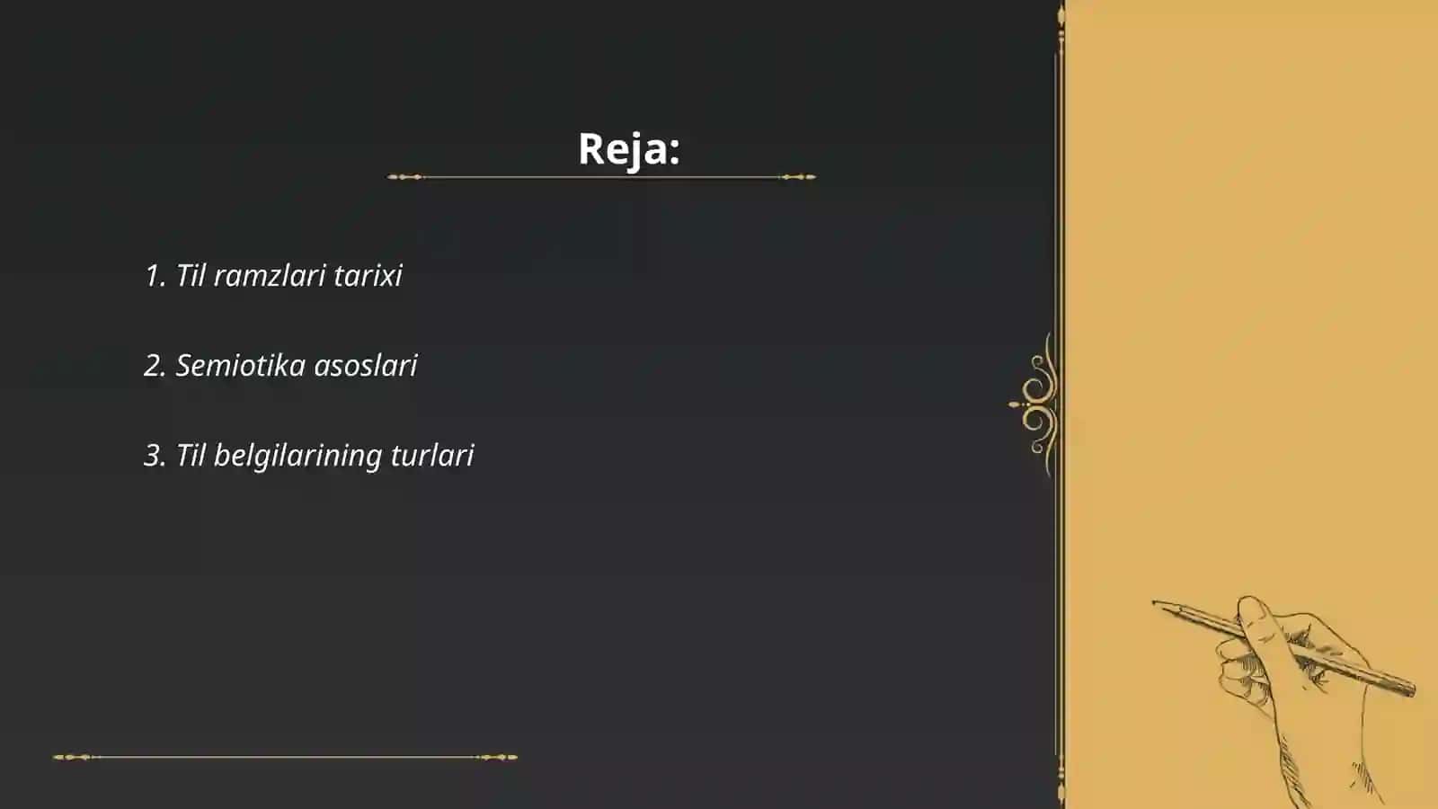 Til ramzlar tizimi 2