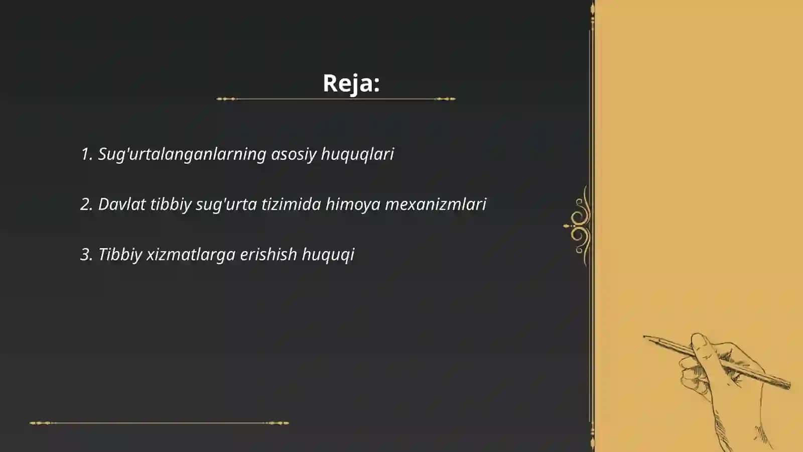 Sug'urtalanganlarning asosiy huquqlari 2